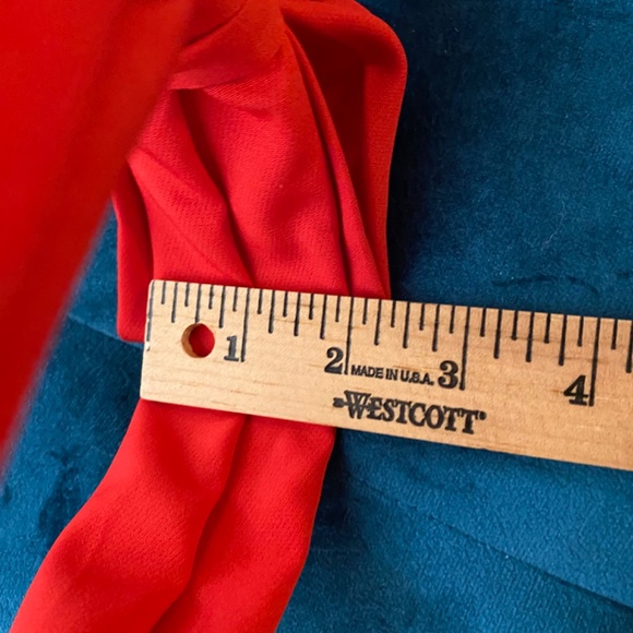 Lot of 5 Bow Headbands Red Green Taupe Baby-Blue Burgundy Hair Accessories - Picture 5 of 12